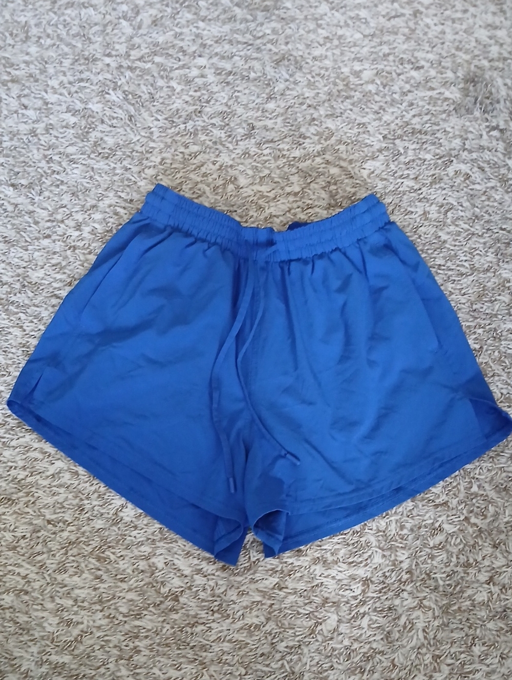Lululemon Womens Athletic Drawstring Shorts - Blue Size 2 Sz Tag Removed
